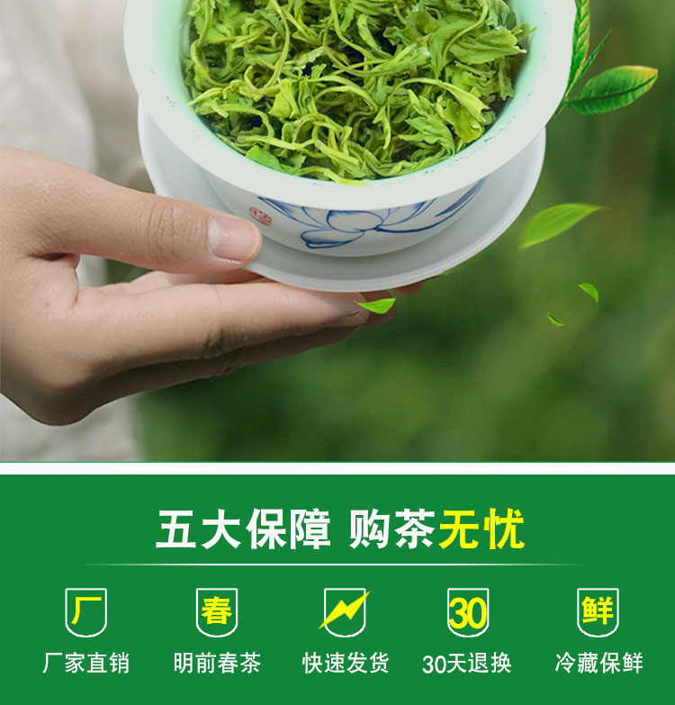 陕青茶叶2022新茶陕西安康富硒茶毛尖特级翠峰陕南炒青绿茶