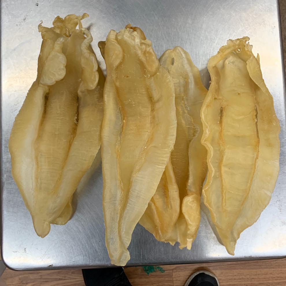 巴西扎公胶黄花胶北海鱼胶黄花鱼胶500g鱼鳔鱼肚干货孕妇滋补年货 3-4
