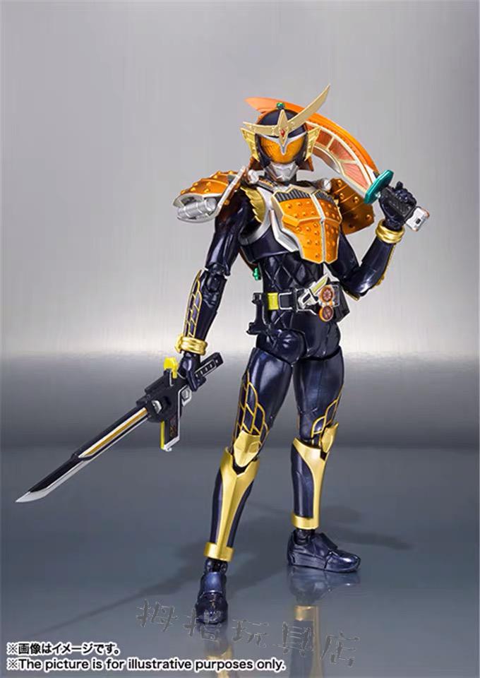 万代(bandai)假面骑士真骨雕模型玩具15cm铠武可动 电