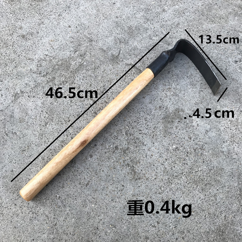 锄头农用小家用种花锄挖土园艺全钢户外神器隆鼎小锄头尖头