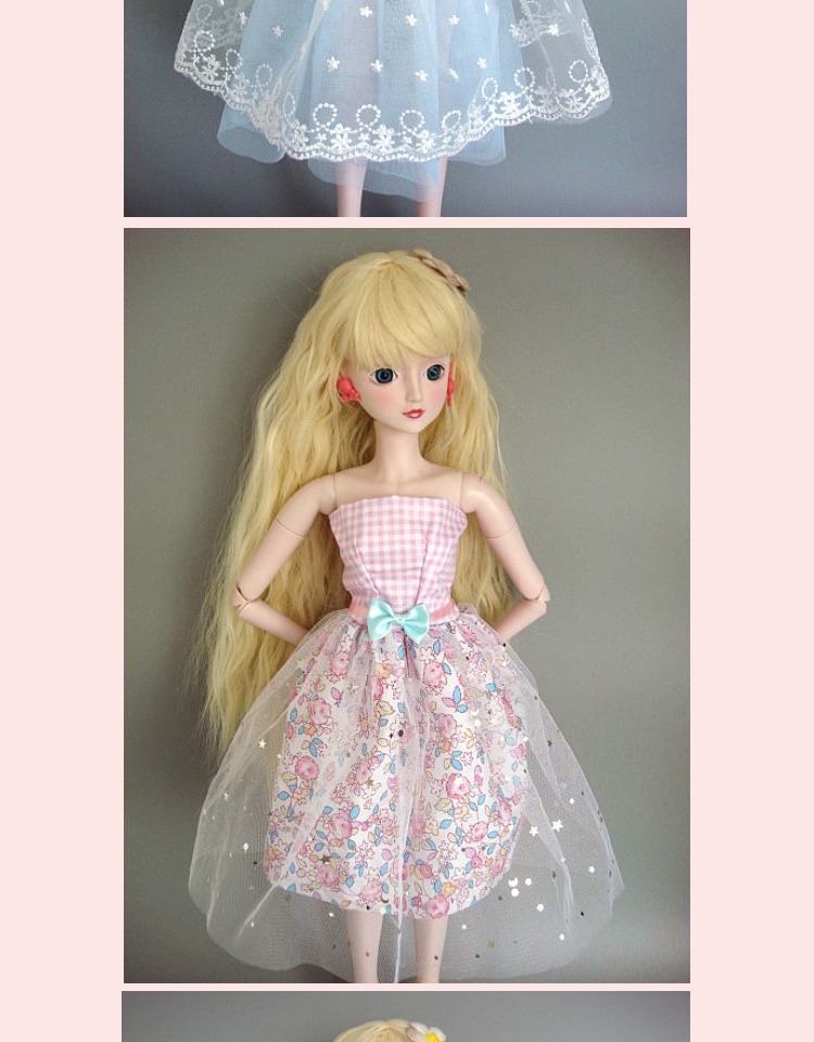 定做玩具娃娃衣服装手工diy材料包套装制作饰品布艺玩具婚纱女孩公主