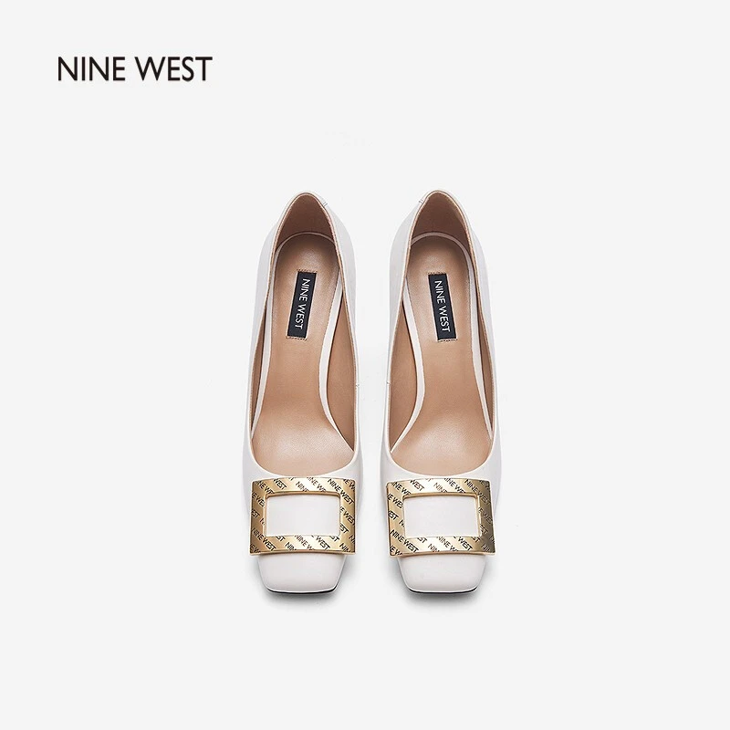 NINE WEST / Jiuxi autumn female tire leather high-heeled shoes 