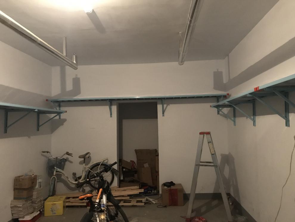 ausda储藏间小房地下室车库墙壁置物架库房仓储货架家用壁挂式墙上