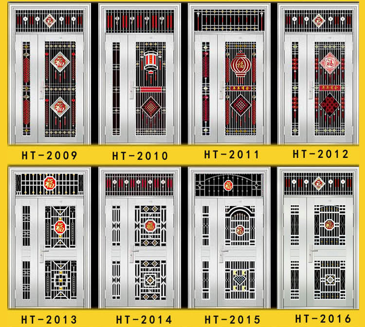 不锈钢门车库楼宇门庭院门304进户大门防盗门室内门别墅入户门定做的