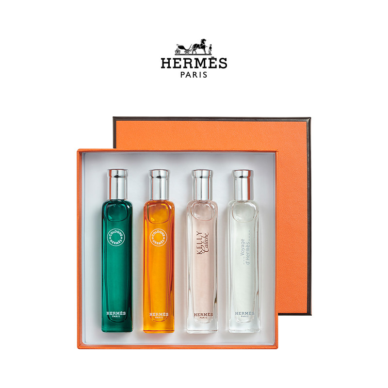 hermes爱马仕香水旅行套装15ml*4 香水礼盒 旅行套装15ml*4 60ml
