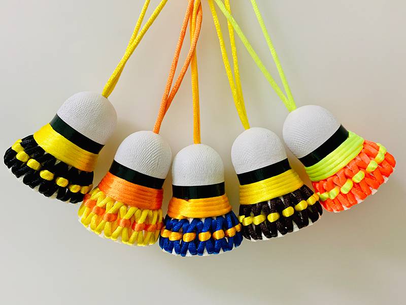 羽毛球挂件羽毛球挂件饰品diy手工制作创意可爱活动礼物纪念品升级带