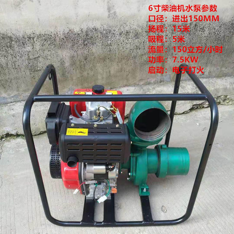 小型柴油机水泵农用自吸泵2346寸高扬程灌溉抽水机高压大功率1柴油机