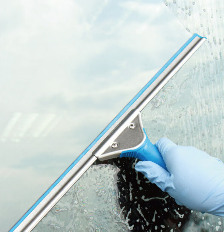 玻璃刮刀擦玻璃刮子保洁专用刮家用水缩杆清洁工具25cm标准款不含伸缩
