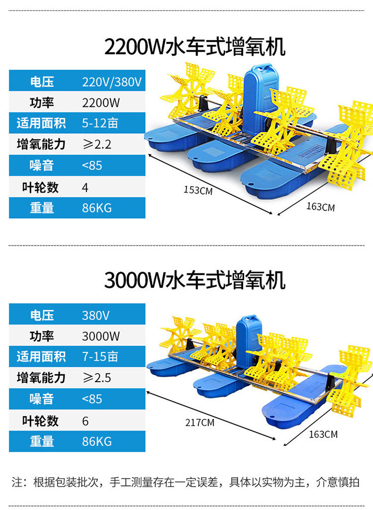 鱼塘增氧机养殖大型制氧大功率池塘鱼池虾塘增水车式增氧泵变频下面