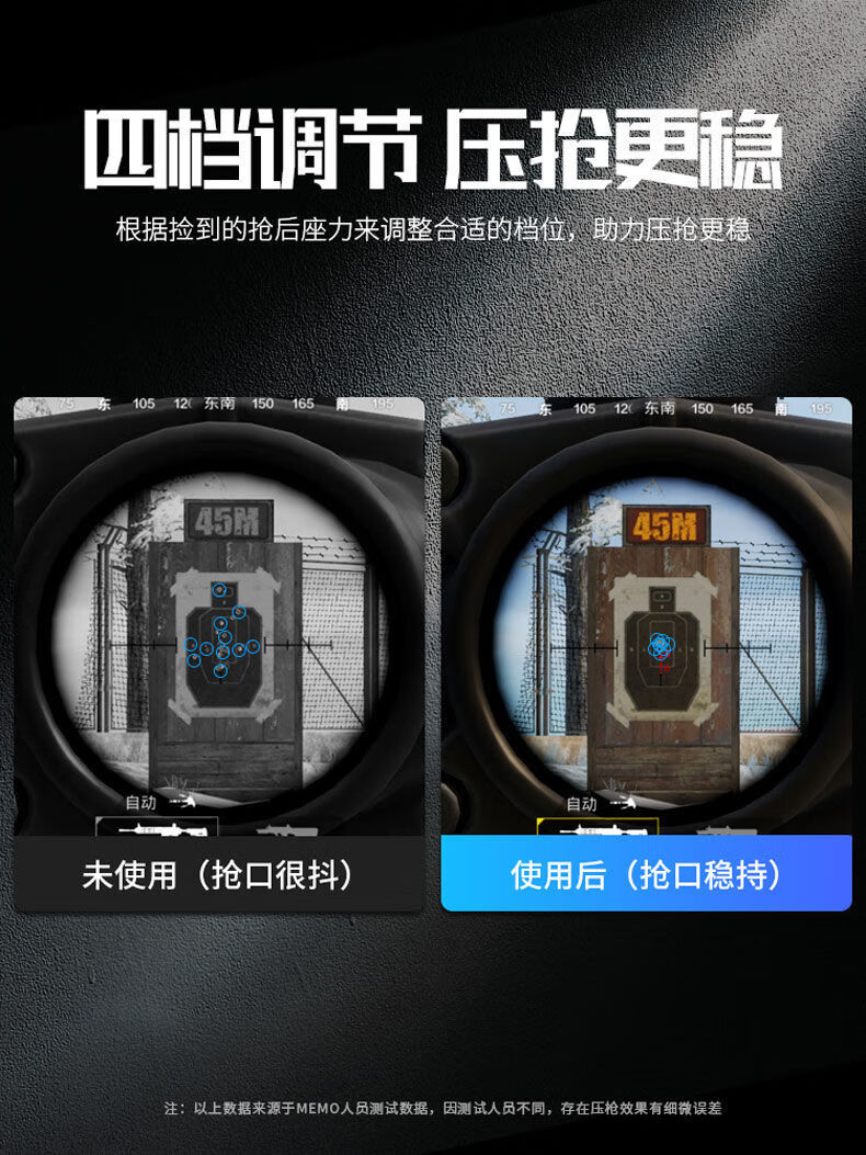 吃鸡神器连发魔改蜂刺连点器自动压枪透明吃鸡游戏手柄金属按键新升级