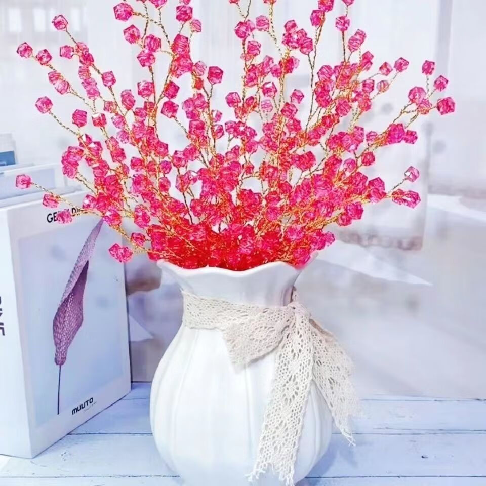 络咚棠轻奢号铁丝满天星串珠菱形珠子手工编织穿珠iy定型铁丝抖音网红
