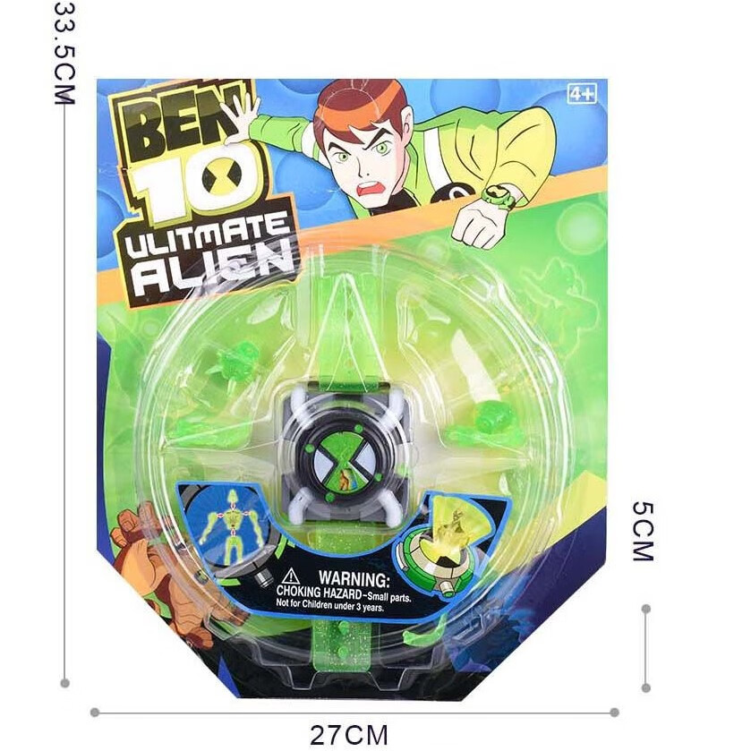 ben10少年骇客田小班投影手表卡通变身器发光发声儿童玩具发光发声