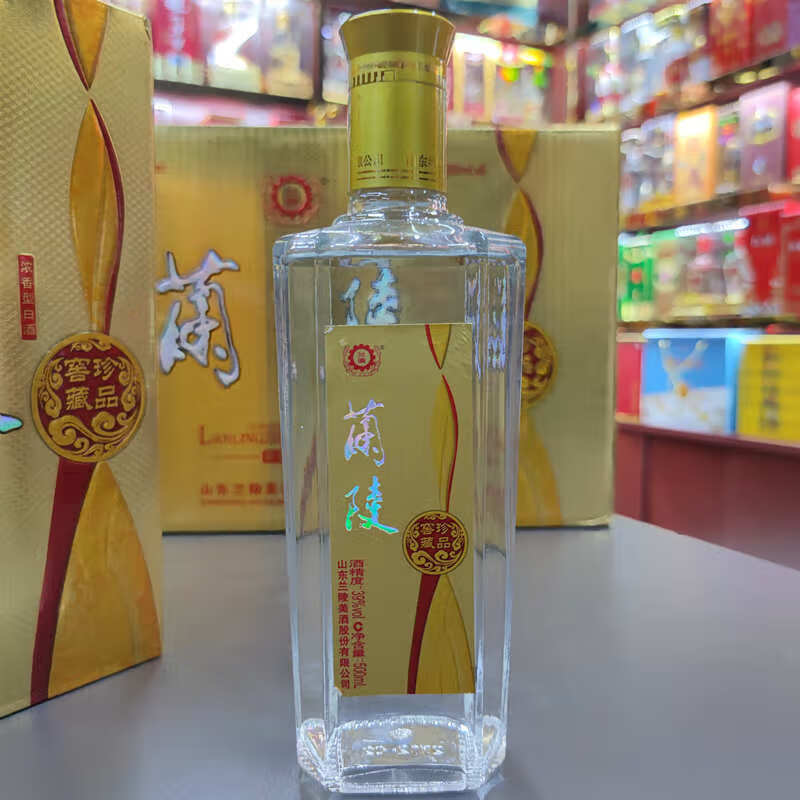 好货严选老酒山东名酒兰陵酒窖藏珍品39度浓香型白酒500ml6瓶整箱2瓶