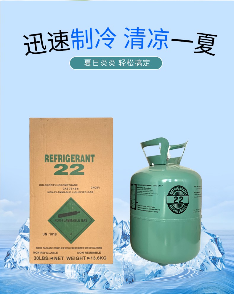 r22空调制冷液氟利昂制冷剂家用雪种化学品加氟工具套装r410冷媒r22定