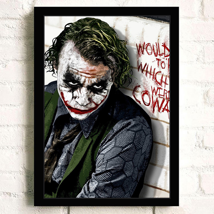 【精选好货】joker海报小丑海报 joker希斯莱杰dc墙贴