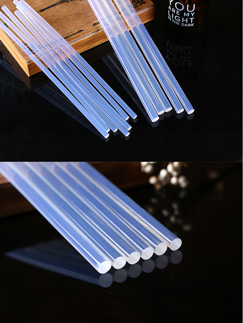 透明热溶胶条热熔胶棒7mm11mm强力透明热溶胶条热熔胶枪手工diy高粘