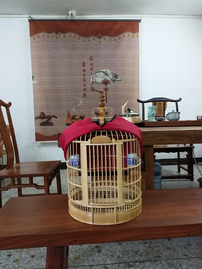 画眉笼贴青鸟笼成都鸟笼四川全套鸟笼精品名家手工鸟笼子空笼