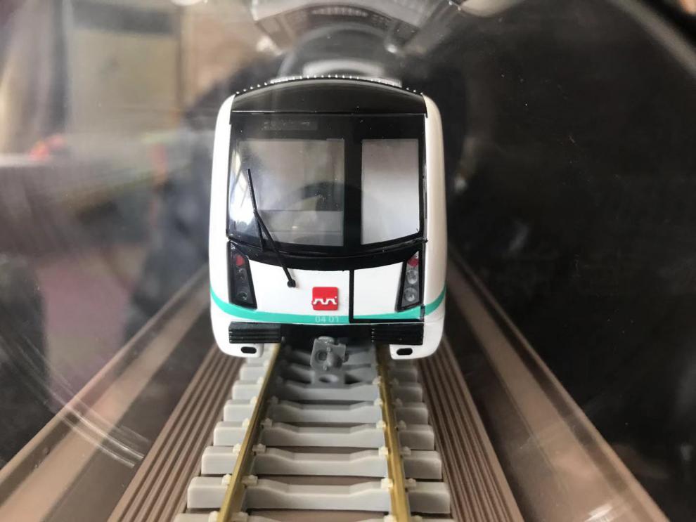 中国地铁模型1:68西安地铁4号线车辆模型原厂静态列车模型展品礼品