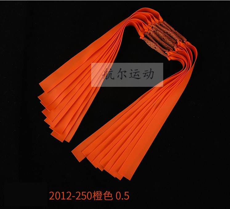 加厚防冻扁皮筋三代中短拉高弹力暴力黄加厚进口宽皮弹弓皮筋 0.