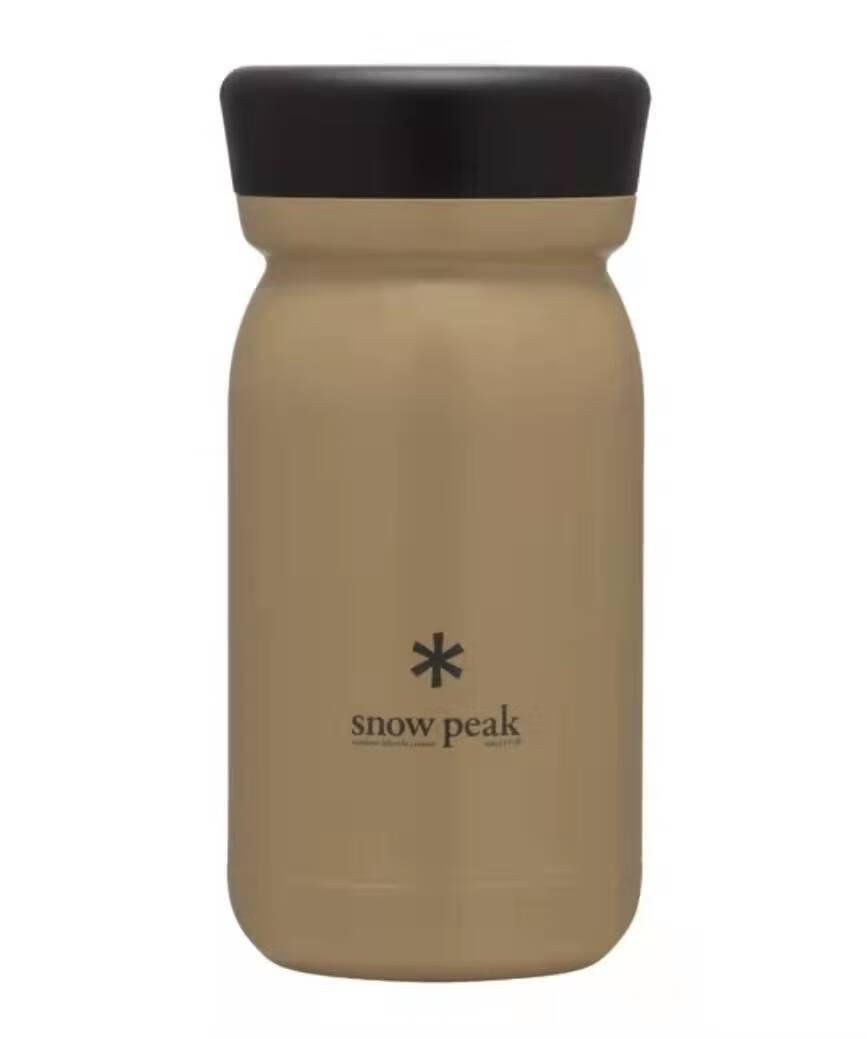 snow peak bottle 不锈钢真空保温杯tw-351 501雪峰户外露营野餐 原色