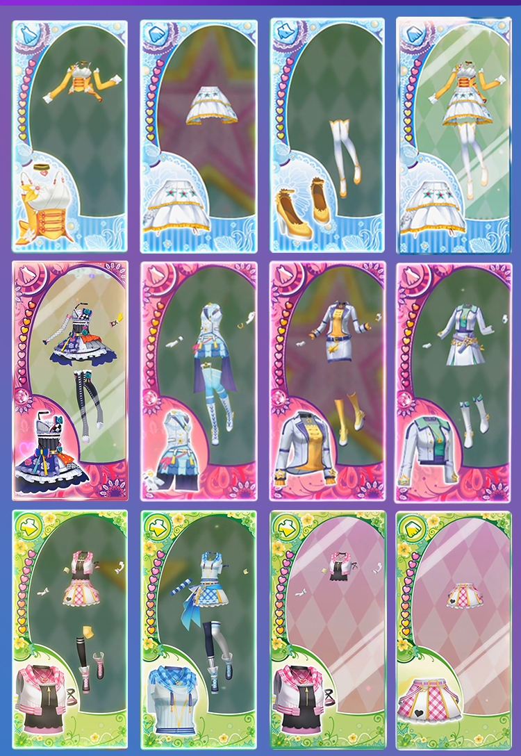 菲梦助理菲梦少女卡换装卡片变装卡菲梦助理魔法变身公主卡牌游戏玩具