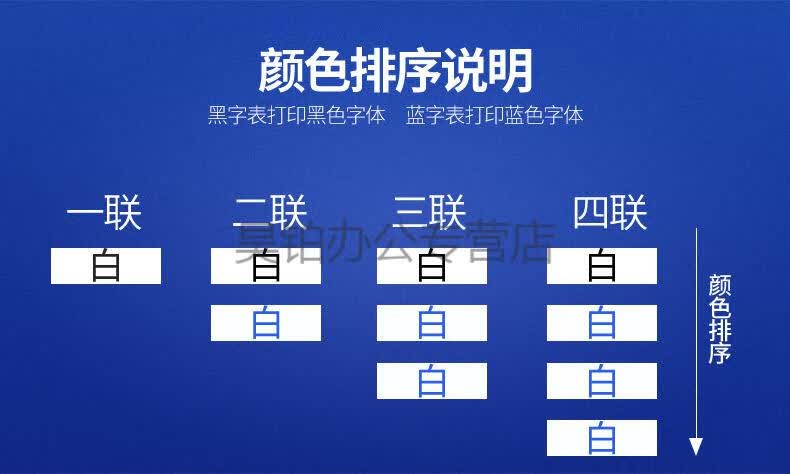 a3一联二联三四联医院药店银行流水清单纸 a3财务报表工资表打印 381