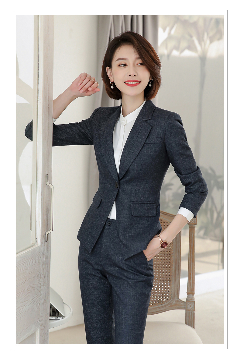 劳拉格慕 西装套装女2019秋季新款办公商务气质职业装