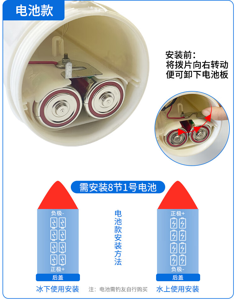 水耗子拉网器遥控冰下穿线布网机穿冰器下网捕鱼神器引线机水老鼠加厚