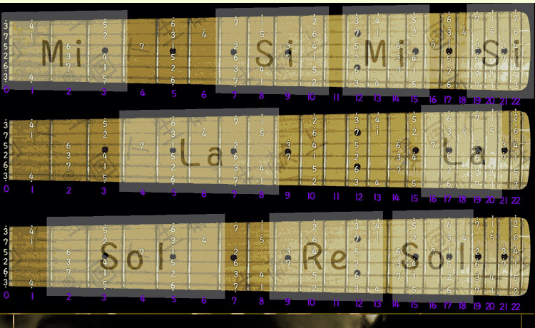智扣(zhikou 简谱音阶贴纸数字唱名指板贴入门自学新手乐理电吉他
