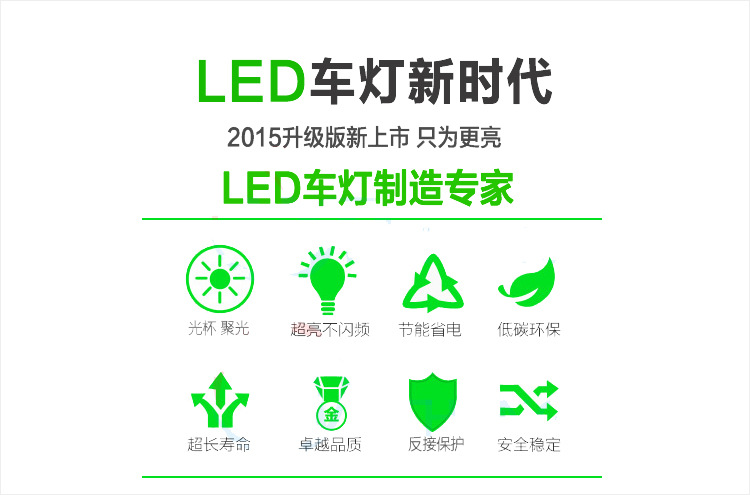 梦奇 电动车灯摩托车led大灯超亮射灯12v48v灯60v72v防水改装外置配件