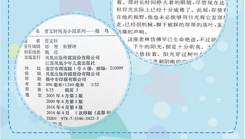 根鸟 曹文轩纯美小说系列儿童文学大奖作家6-12岁校园少儿文学小说 小