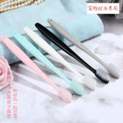 [Factory Direct Supply] Japanese Macaron Toothbrush Adult Small Head Soft Hair Toothbrush with Sheath Toothbrush Family Pack Set Macaron Toothbrush with Braces 20pcs [Family Pack]