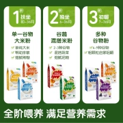 Xiaopi Little Freddie Original Organic High Iron Rice Flour 160g*3 Boxes Baby Supplementary Food Baby Rice Paste Calcium Iron Zinc Rice Flour June+