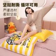 [Town store model] Storage doctor quilt vacuum compression bag quilt clothing travel storage bag moving packing bag vacuum bag small yellow duck 4 extra large 4 medium [hand pump model]