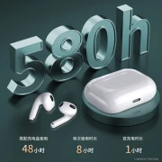Viken [Huaqiangbei 5th Generation Top Edition] Apple Bluetooth Headphones Binaural Wireless Air3 Noise Reduction Applicable to iPhone 14/13/12/11 In-Ear Bluetooth 5.3 Wireless Charging Flagship Full Function 5th Generation 1:1 [March Noise Reduction Version] Second Connection+ Rename positioning + in-ear detection, etc.