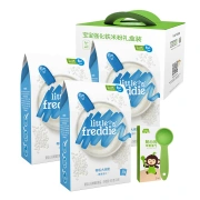 Xiaopi Little Freddie Original Organic High Iron Rice Flour 160g*3 Boxes Baby Supplementary Food Baby Rice Paste Calcium Iron Zinc Rice Flour June+