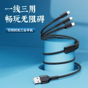 remax REMAX three-in-one data cable retractable Apple Android Type-c charging cable fast charging one drag three multi-function multi-head Android Huawei single pack