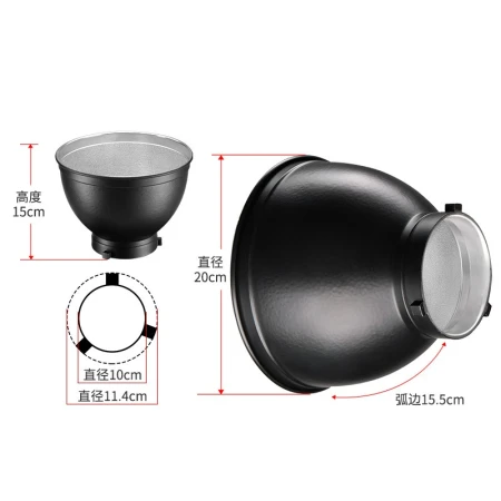 Jinbei JINBEI 55-degree photography reflector honeycomb network studio flash standard cover studio photo reflective bowl photographic equipment accessory 55 standard reflector Jinbei JINBEI 55-degree photography reflector honeycomb network studio flash standard cover studio photo reflective bowl photographic equipment accessory 55 standard reflector