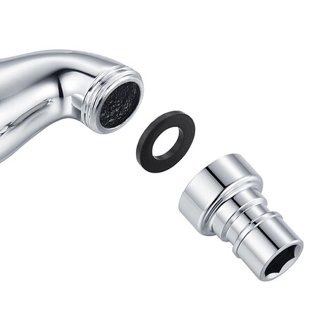 Submarine L101X washing machine faucet Four-point water inlet automatic washing machine faucet Brass chrome-plated washing machine faucet Submarine L101X washing machine faucet Four-point water inlet automatic washing machine faucet Brass chrome-plated washing machine faucet