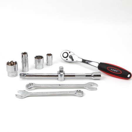 Kraft Weir Chrome Vanadium Steel Auto Repair Toolbox Set Ratchet Socket Wrench Auto Mechanic Repair Fast Wrench Hardware Repair Tool Set Dafei 37-piece Set 12.5MM SS3222A Kraft Weir Chrome Vanadium Steel Auto Repair Toolbox Set Ratchet Socket Wrench Auto Mechanic Repair Fast Wrench Hardware Repair Tool Set Dafei 37-piece Set 12.5MM SS3222A
