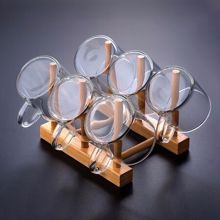 Tianxi TIANXI Tea Set Glass Small Tea Cup Set Special Tea Cup Kung Fu Flower Tea Cup High Borosilicate Heat Resistant Home Office Water Cup Tea Set Accessories 6 Pack + Cup Holder Tianxi TIANXI Tea Set Glass Small Tea Cup Set Special Tea Cup Kung Fu Flower Tea Cup High Borosilicate Heat Resistant Home Office Water Cup Tea Set Accessories 6 Pack + Cup Holder