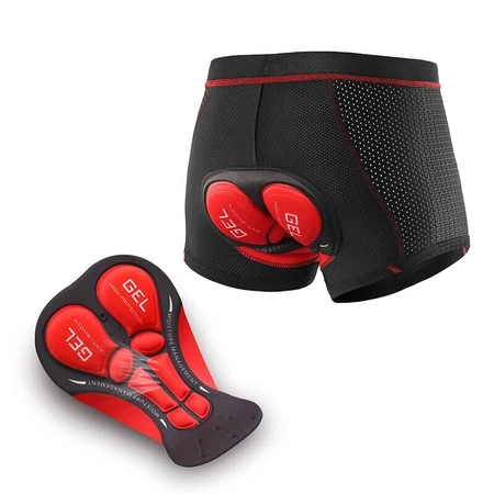 Cavalry cycling underwear shorts cycling clothing male and female silicone cushion breathable quick-drying mountain bike road bike pants seat cushion equipment black M size Cavalry cycling underwear shorts cycling clothing male and female silicone cushion breathable quick-drying mountain bike road bike pants seat cushion equipment black M size