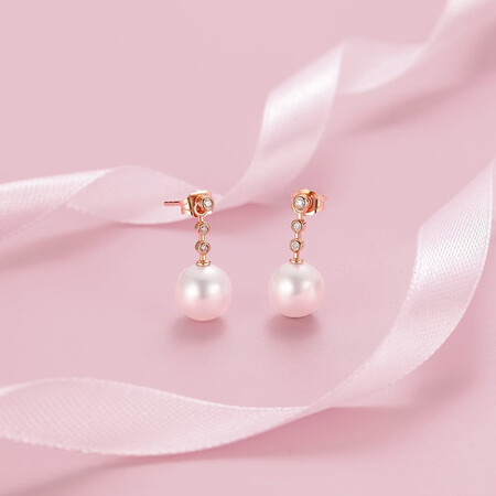 Trendy Acer Christmas Gift Fairy Beads Series-Temperament Goddess 18K Gold Diamond Earrings Women Rose Gold Earrings Color Gold Pearl Earrings Earrings Earrings Gift Pair Trendy Acer Christmas Gift Fairy Beads Series-Temperament Goddess 18K Gold Diamond Earrings Women Rose Gold Earrings Color Gold Pearl Earrings Earrings Earrings Gift Pair
