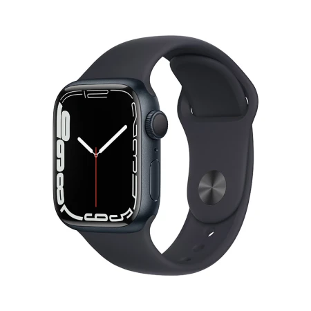 Apple Watch Series 7 Smart Watch GPS Model 41mm Midnight Color Aluminum Metal Case Midnight Color Sports Strap Sports Watch S7 Apple Watch Series 7 Smart Watch GPS Model 41mm Midnight Color Aluminum Metal Case Midnight Color Sports Strap Sports Watch S7