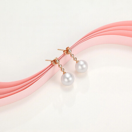 Trendy Acer Christmas Gift Fairy Beads Series-Temperament Goddess 18K Gold Diamond Earrings Women Rose Gold Earrings Color Gold Pearl Earrings Earrings Earrings Gift Pair Trendy Acer Christmas Gift Fairy Beads Series-Temperament Goddess 18K Gold Diamond Earrings Women Rose Gold Earrings Color Gold Pearl Earrings Earrings Earrings Gift Pair