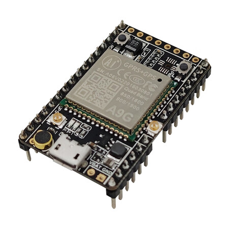 Lost Stone GPRS/GSM wireless communication module A9G development board GPS+BDS dual-mode positioning support voice message A9G development board with GPS antenna 1, GPRS antenna 1 Lost Stone GPRS/GSM wireless communication module A9G development board GPS+BDS dual-mode positioning support voice message A9G development board with GPS antenna 1, GPRS antenna 1