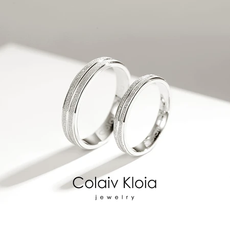 ColaivKloia couple ring men and women pair ring silver pair frosted adjustable wedding ring fashion jewelry Tanabata Valentine's Day birthday gift for boyfriend and girlfriend CK310 couples a pair price note + free 60CM leather rope opening adjustable ColaivKloia couple ring men and women pair ring silver pair frosted adjustable wedding ring fashion jewelry Tanabata Valentine's Day birthday gift for boyfriend and girlfriend CK310 couples a pair price note + free 60CM leather rope opening adjustable