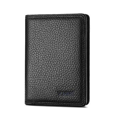 Nine City V.NINE card holder business card holder layer cowhide thin leather driver’s license anti-theft brush NFC anti-degaussing bank card holder mini wallet male VQ0BV61961S black Nine City V.NINE card holder business card holder layer cowhide thin leather driver’s license anti-theft brush NFC anti-degaussing bank card holder mini wallet male VQ0BV61961S black