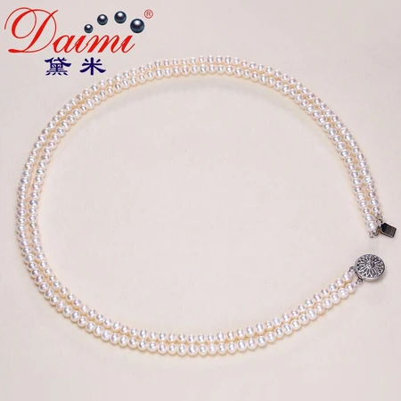 Demi jewelry 4-4.5mm43cm white young baby small pearl necklace gift for girlfriend clavicle chain single layer pearl necklace birthday gift Demi jewelry 4-4.5mm43cm white young baby small pearl necklace gift for girlfriend clavicle chain single layer pearl necklace birthday gift