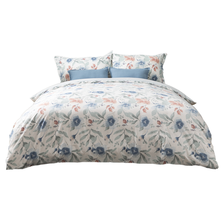 Hailingmeng Home Furnishing bed four-piece cotton set, summer duvet cover, bed sheet, pillowcase, nude sleeping bedding, 40 cotton printed bedding set, wonderful pen and flower, suitable for 1.5m bed 200*230cm Hailingmeng Home Furnishing bed four-piece cotton set, summer duvet cover, bed sheet, pillowcase, nude sleeping bedding, 40 cotton printed bedding set, wonderful pen and flower, suitable for 1.5m bed 200*230cm